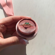 Load image into Gallery viewer, Double Baguette Art Deco Inspired Stacking Rings