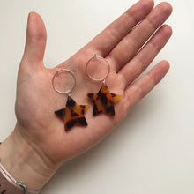 Load image into Gallery viewer, Traditional Tortoise Shell Star Earrings
